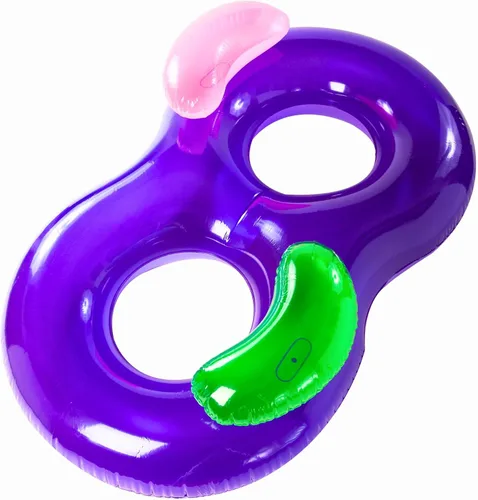 Miniatura 13 de Swimline Anillo de Piscina Azul XL Jumbo – Flotador de Descanso Inflable con Diseño Divertido para Adultos y Adolescentes – Anillo de Vinilo Anillo