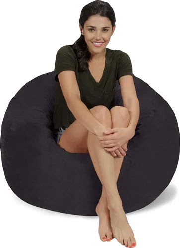 Miniatura 34 de Chill Sack Bean Bag Funda para silla, 3 pies, microgamuza - Oliva