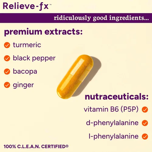 Miniatura 4 de Relieve-fx DLPA Boswellia - Suplemento de jengibre y cúrcuma para la salud de la inflamación, corazón, intestino, calambres, articulaciones