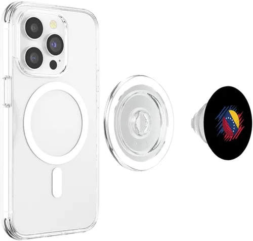 Miniatura 4 de Golf Ball With The Flag Of Venezuela PopSockets MagSafe PopGrip for iPhone