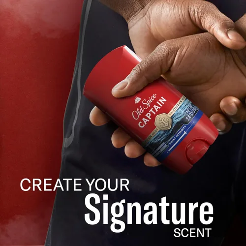 Miniatura 9 de Old Spice Red Collection Invisible Solid Antitranspirante y desodorante para hombres, Capitán, 2.6 oz