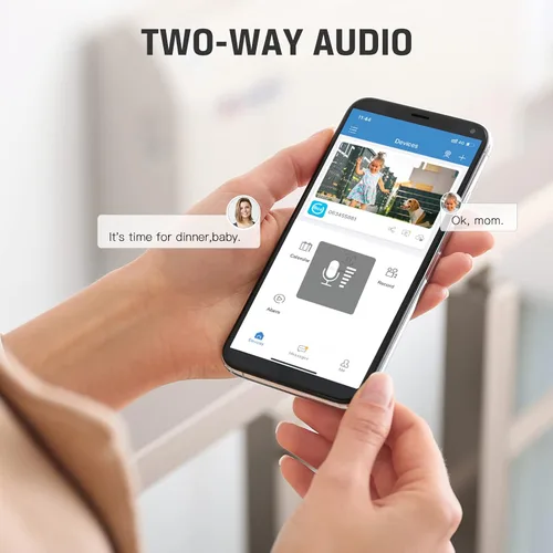 Miniatura 3 de Xega Paquete de 4 cámaras de seguridad inalámbricas para exteriores 2K 360° PTZ Cámaras de seguridad solar 2.4G WiFi videovigilancia con foco