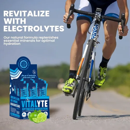 Miniatura 9 de Vitalyte Mezcla de bebida en polvo de electrolitos, mezcla de hidratación de electrolitos isotónicos, paquete de caja a granel