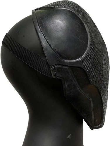 Miniatura 5 de Deathstroke - Máscara de látex de superhéroe de Arkham City para Halloween, accesorios de cosplay
