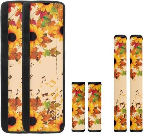 Miniatura 30 de DISNIMO Fundas protectoras de repuesto para refrigerador con diseño floral bohemio de libélula, fundas protectoras lavables para puertas de cocina