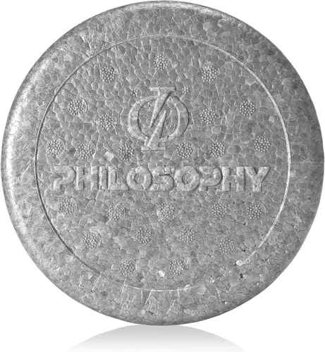 Miniatura 3 de Philosophy Gym Rodillo de espuma de alta densidad de 24 pulgadas para ejercicio, masaje, recuperación muscular, redondo, gris