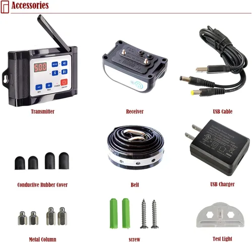 Miniatura 7 de Valla inalámbrica para perros, valla eléctrica para perros y collar de entrenamiento remoto 2 en 1, sistema de contención de mascotas, contenedor