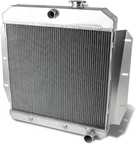 Miniatura 11 de DNA Motoring RA-CHEVYT47-3 - Radiador de aluminio completo de 3 filas compatible con modelos 47-54 Pickup/Suburban L6, 19.75 x 20.75 x 2.25
