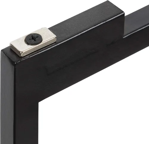 Miniatura 7 de Kate and Laurel Celia - Mesa decorativa redonda de metal plegable con bandeja superior, negro