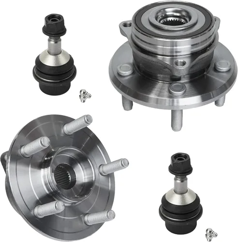 Miniatura 74 de Detroit Axle - Kit de nudillos de dirección delantera izquierda para Ford Edge Lincoln MKX 07-10, cojinete de rueda del lado del conductor, nudillo