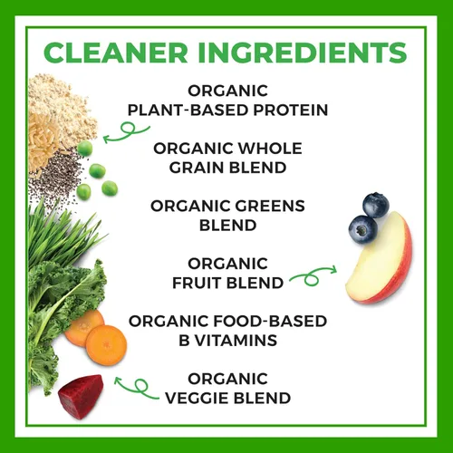 Miniatura 5 de Orgain Proteína en Polvo Orgánica Vegana de Reemplazo de Comidas, Dulce de Chocolate Cremoso - 20g Proteína a Base de Plantas, Sin Gluten, Sin