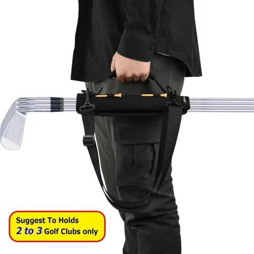 Miniatura 3 de Cosmos Mini bolsa de golf portátil para palos de golf, correa de transporte y soporte para curso, práctica de entrenamiento, conducción, accesorios