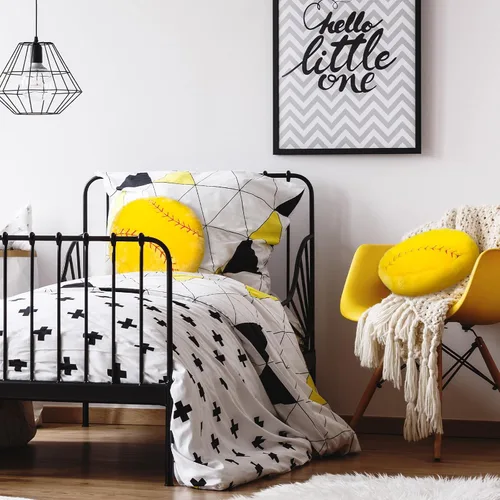 Miniatura 4 de Gerrii 2 piezas de almohada de felpa deportiva de softbol con temática deportiva esponjosa almohada de softbol voleibol decoración de habitación