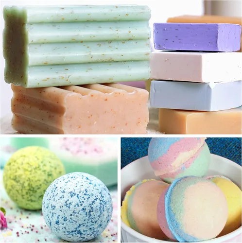 Miniatura 6 de Polvo de mica – Juego de 32 pigmentos de color de resina epoxi nacarada, pigmento natural de grado cosmético para tinte de jabón, brillo de labios
