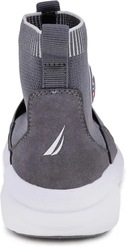 Miniatura 3 de Nautica Zapatos deportivos Silas de caña alta para niños con soporte mejorado para el tobillo, disponibles en tallas para niños grandes, niños