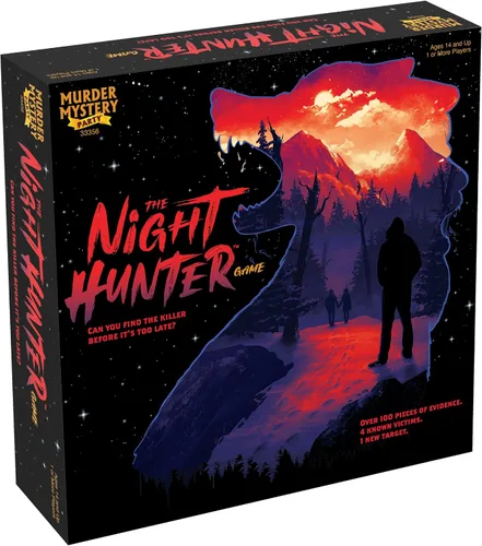 Murder Mystery Party | The Night Hunter, ¿Puedes atrapar al asesino antes de que sea demasiado tarde? Murder Mystery Party Game, para mayores de 14