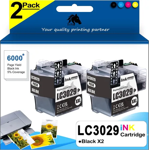 Miniatura 11 de LC30293PKS - Paquete de 3 cartuchos de tinta color C/M/Y LC30293PKS, repuesto de súper alto rendimiento para cartuchos de tinta Brother LC3029XXL