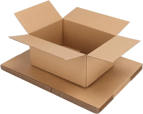 Miniatura 22 de Cajas de envío con embalaje de 8 x 6 x 4 pulgadas, cajas de cartón corrugado pequeñas de kraft para mudanzas, envíos por correo, 25 unidades 25
