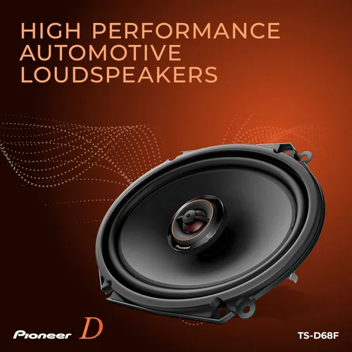 Miniatura 3 de PIONEER Serie D TS-D68F - Altavoces de 2 vías de 6 x 8 pulgadas (par) - 280 W máximo, sonido equilibrado + agudos suaves, actualización ideal