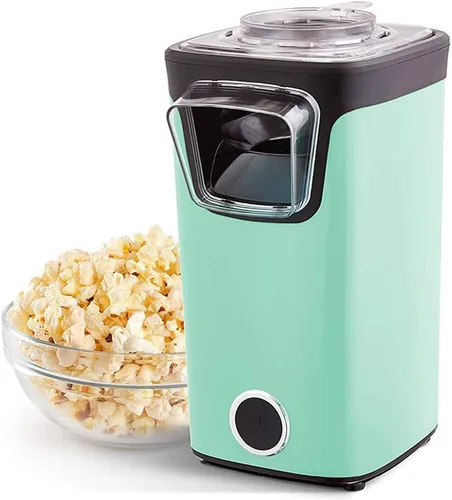 Dash Turbo Pop Popcorn Maker - Máquina de palomitas de maíz estilo teatro, viene con taza medidora y bandeja para derretir mantequilla, diseño