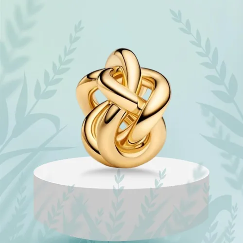 Miniatura 99 de Dijes de plata de ley 925 con diseño de oso dorado para mujer, pulseras y collares, regalos para familiares y amigos, 3 piezas/paquete