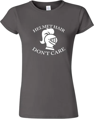 Miniatura 7 de Knight Helmet Hair Don't Care Camiseta de mujer para The Dane in Shining Armor