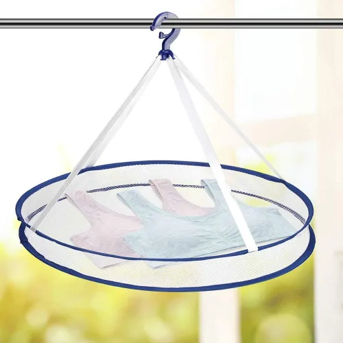Miniatura 6 de Estante plegable para ropa sucia, tendedero plegable para ropa interior, suéteres, juguetes de peluche, estante de secado de ropa plegable, estante