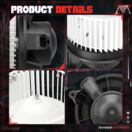 Miniatura 5 de 700174 Conjunto de motor de ventilador de calentador HVAC para Nissan 04-15 Titan/05-15 Armada/2004 Pathfinder Armada, para Infiniti 04-10 Qx56