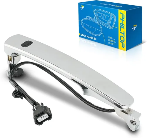 Miniatura 52 de PHILTOP Manija de puerta exterior 3 piezas delantera izquierda y derecha y trasera derecha para Chevy Express 1500/2500/3500, reemplaza # 79320