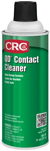 Miniatura 2 de CRC QD Contact Cleaner 03130 – 11 WT OZ, Limpiador de Aerosol Electrónico Seguro para Plástico, Adecuado para Electrónica Sensible y Equipos