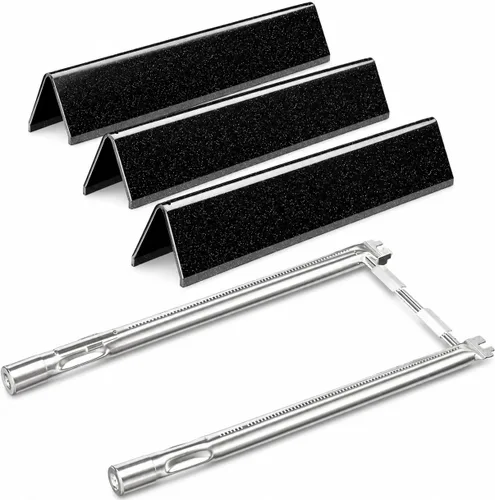 Miniatura 12 de Hisencn 7635 Barras aromatizantes, 69785 Quemador de parrilla para Weber Spirit I y II 200 con control frontal, Spirit E210 E220 S210 S220
