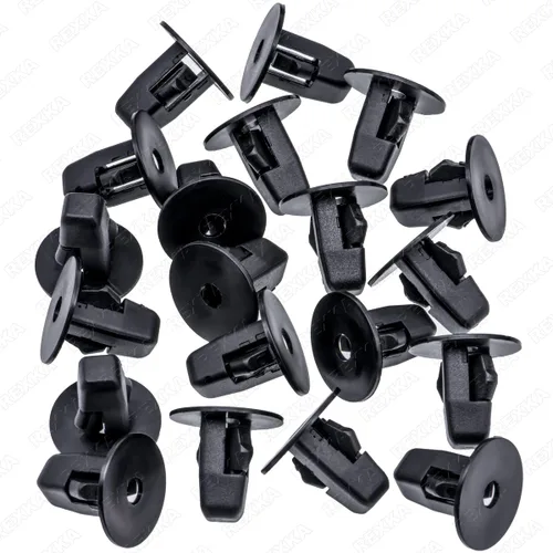 Miniatura 9 de Rexka 15 piezas 7/32 Fender Liner Protector de barro para casa de ruedas Protector contra salpicaduras Cubierta de parachoques Tornillo Ojal Tuerca
