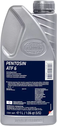 Miniatura 2 de Pentosin 1058106 ATF 6 - Líquido de transmisión automática totalmente sintético de larga duración para Aston Martin, Audi, Bentley, Jaguar, Land