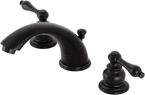 Miniatura 11 de Kingston Brass KB979AL - Grifo victoriano de baño extendido, centro ajustable de 8 pulgadas, níquel cepillado/latón pulido brushed nickel/polished
