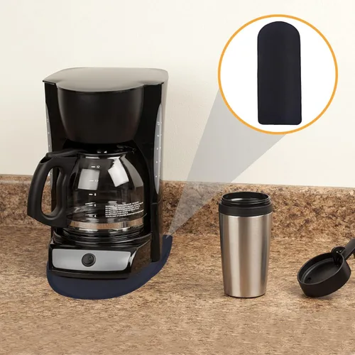 Miniatura 9 de Alfombrilla para cafetera para encimeras, deslizadores de electrodomésticos para electrodomésticos de cocina, deslizador de cafetera