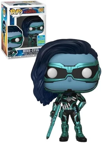 Miniatura 2 de POP Funko Captain Marvel: Doctor MINN ERVA Figuras de acción y figuras, multicolor (889698411042)