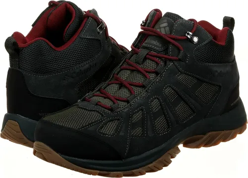 Miniatura 3 de Columbia Tenis de senderismo impermeables Redmond II Mid para hombre, Bm0168464 Collegiate Navy Bright Gold
