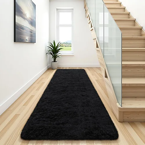 Miniatura 48 de BENRON Alfombras de pasillo esponjosas de 2 x 4 pies, suaves y largas para dormitorio, pasillo, entrada, cocina, alfombra lavable para decoración