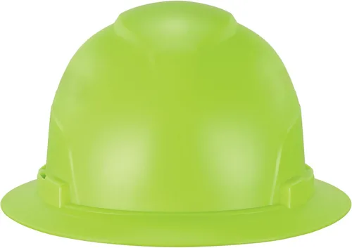 Miniatura 7 de Ergodyne Skullerz 8969 Class E - Casco duro de ala completa, ligero, suspensión de trinquete ajustable de 6 puntos, carcasa de HDPE, lima