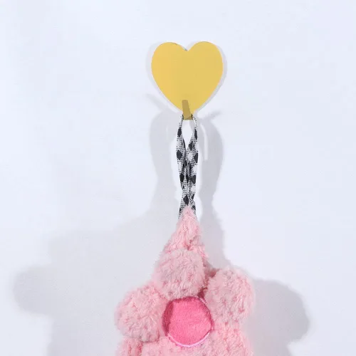 Miniatura 7 de Gancho de pared autoadhesivo en forma de corazón, gancho para puerta, ganchos decorativos fuertes de acero inoxidable para cocina y baño