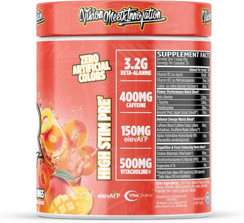 Miniatura 3 de KXR - Polvo energético para preentrenamiento, bebida energética intensa para hombres y mujeres, sin creatina, mejora el rendimiento, enfoque