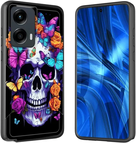 Miniatura 28 de Funda para Moto G 5G 2023, [probada en caídas de grado militar], resistente, resistente, resistente, a prueba de golpes, funda protectora