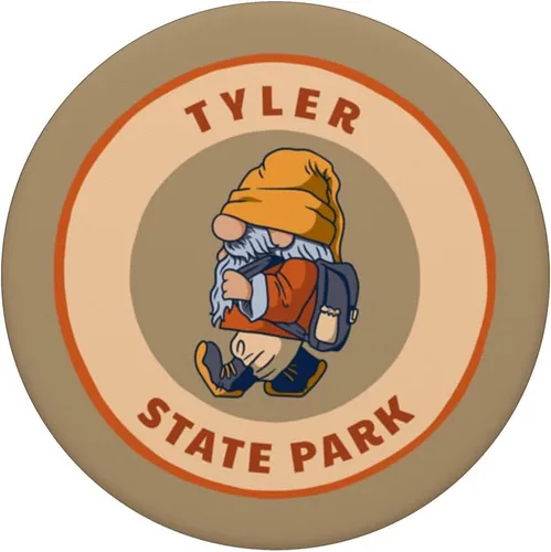 Miniatura 3 de Tyler State Park Texas Hiking Gnome TX Vacation PopSockets Swappable PopGrip