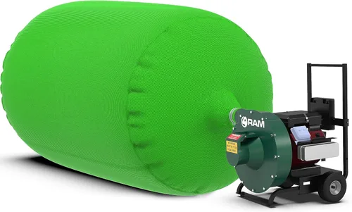 Bolsa de vacío de aislamiento RAM Heavy Duty ECO+ de 7 pies x 4 pies, mantiene 88 pies cúbicos / 400 libras, bajo polvo, resistencia de tela de 2.4
