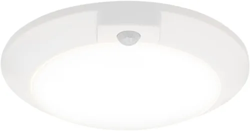Miniatura 6 de Maxxima Lámpara LED redonda de 6 pulgadas con sensor de movimiento para montaje en techo, luz blanca cálida de 3000 K, 600 lúmenes, luz de cúpula