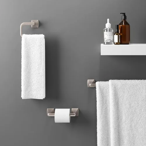 Miniatura 8 de Pfister Bruxie Portapapel Higiénico, Soporte para Rollo de Papel Higiénico del Baño, Montaje en Pared, Atornillado, Acabado Níquel Cepillado Spot
