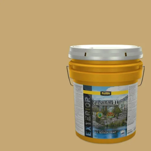 Miniatura 156 de Rodda Paint CASCADIA XL Pintura e imprimación satinada exterior en uno, cuarto de galón, Aquafir