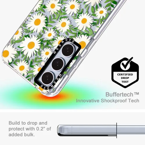 Miniatura 5 de MOSNOVO - Funda para teléfono Samsung Galaxy S24, con protección Buffertech contra caídas de grado militar (6.6 pies), de poliuretano termoplástico