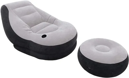 Miniatura 7 de Intex Juego de sofá seccional neutro para sala de estar y sala de estar inflable