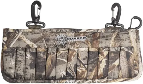Miniatura 6 de Cupped Waterfowl Shotgun Shell Pack, Neoprene 24 Shotgun Shell Holder with Clips for Waders or Pack